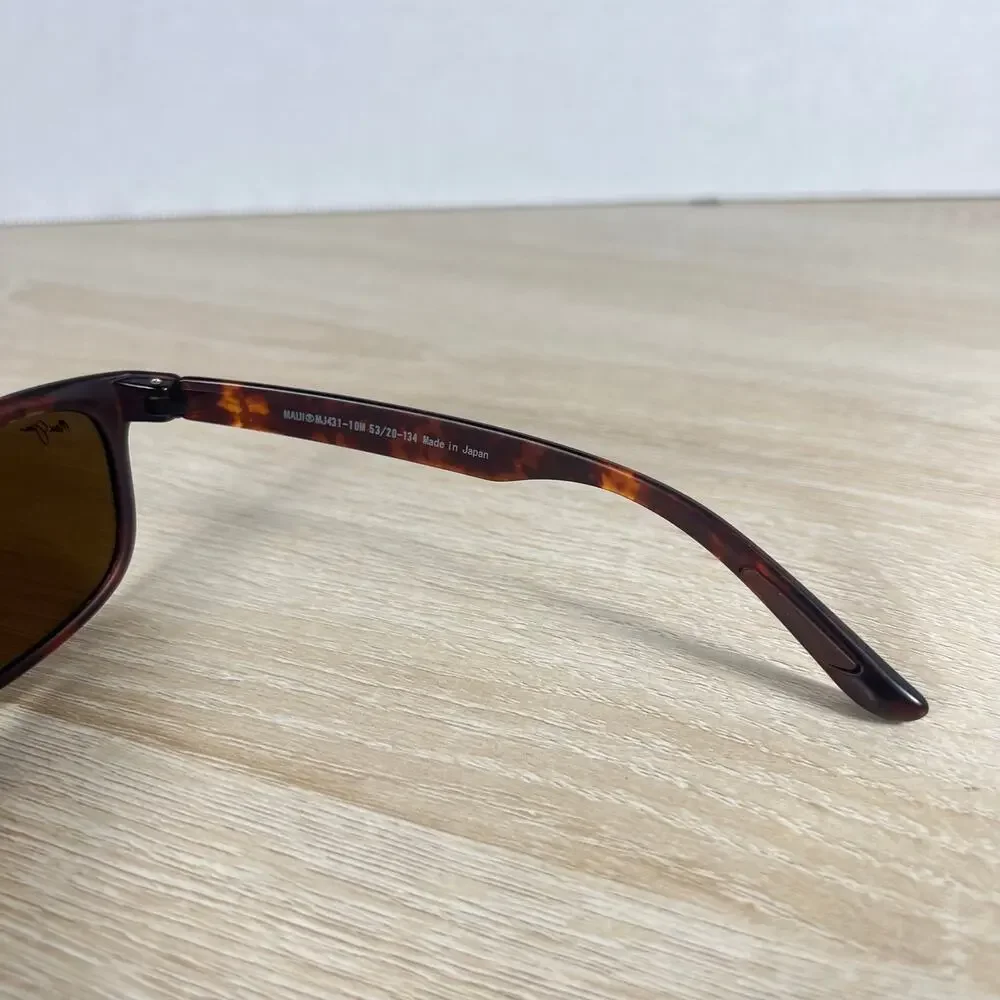 Maui Jim Front Street MJ431-10M Sunglasses Tortoise Shell 53-20-134 Excellent